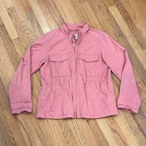 GAP Women's Pink Utility Jacket